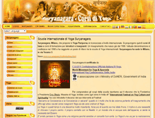 Tablet Screenshot of corsiyogasuryanagara.com